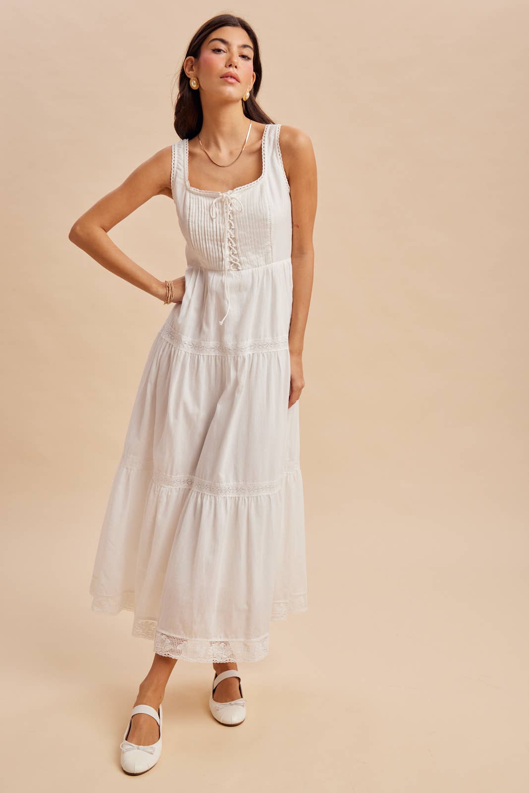 Sunny Days Cotton Sleeveless Maxi Dress (Small to Large)