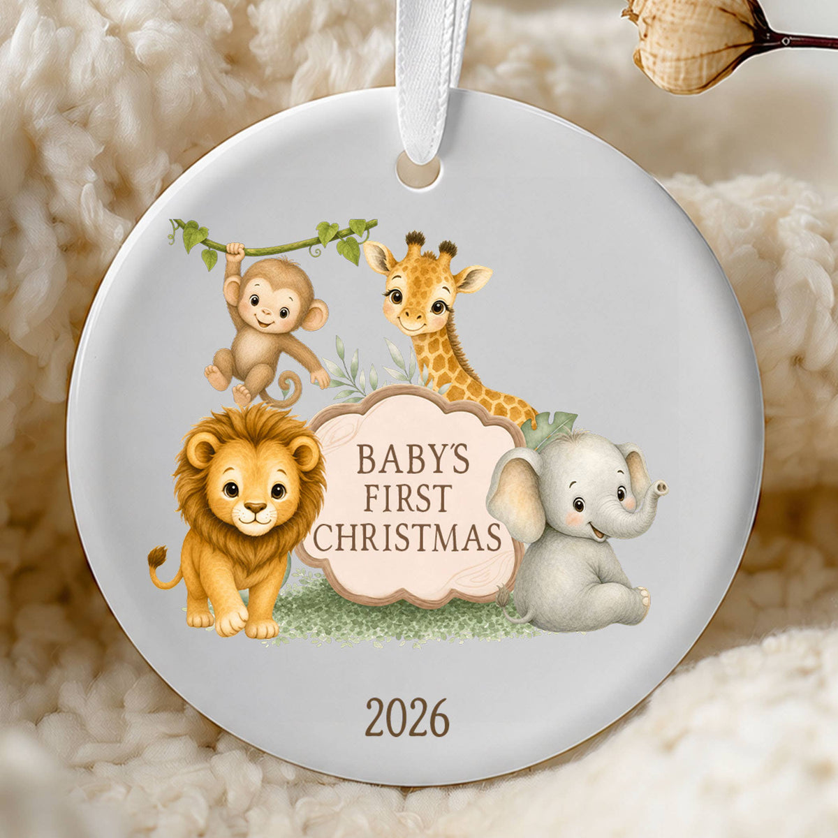 Baby's First Christmas Ornament, Baby Shower Gift