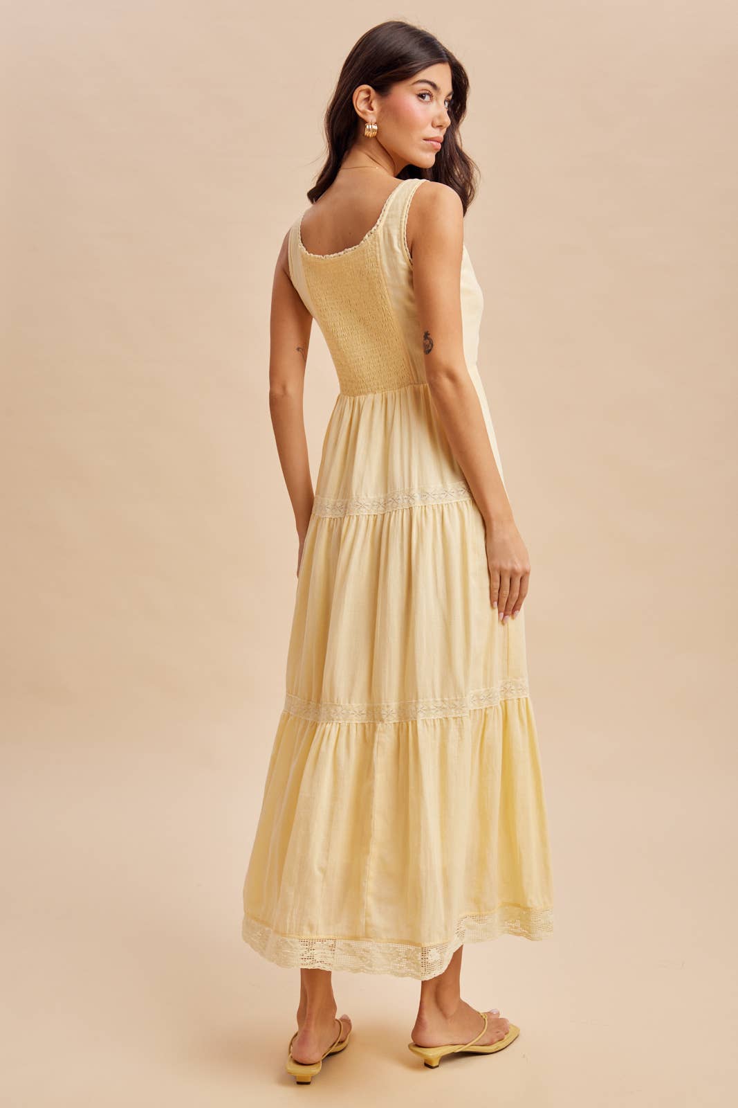 Sunny Days Cotton Sleeveless Maxi Dress (Small to Large)