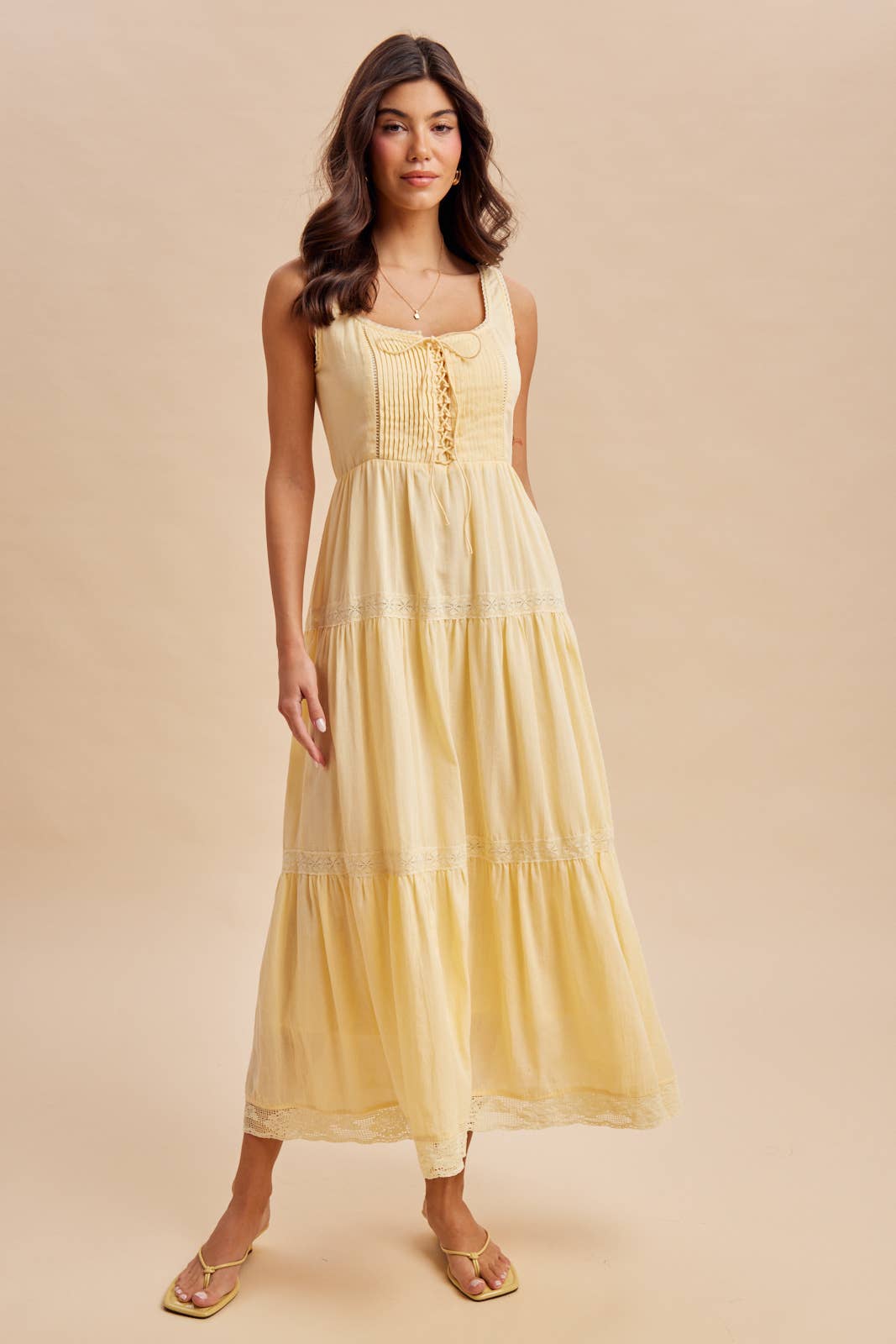 Sunny Days Cotton Sleeveless Maxi Dress (Small to Large)