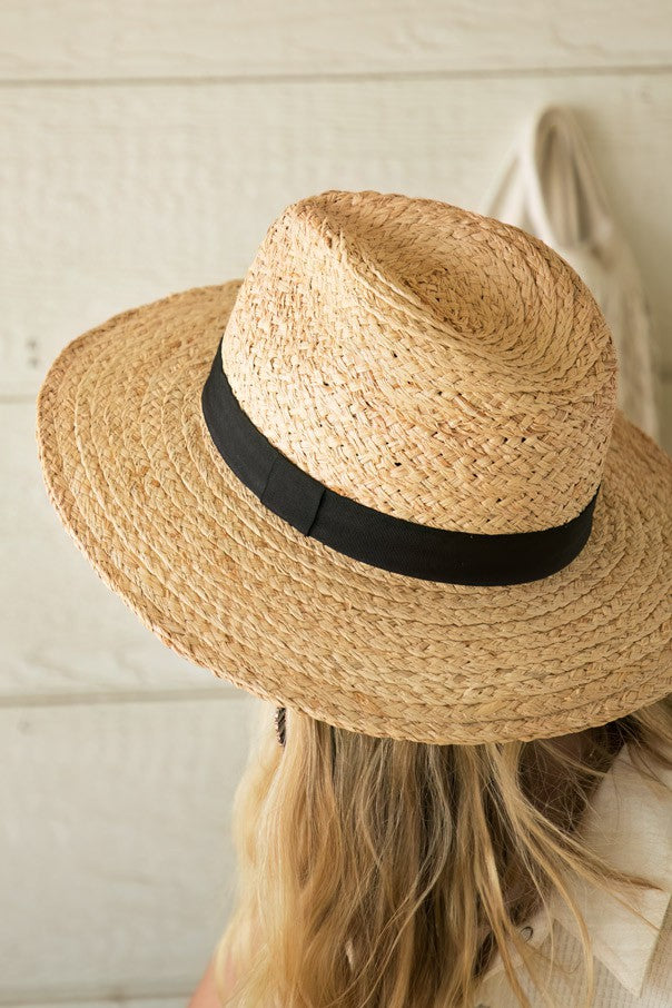 Natural Straw Panama Hat