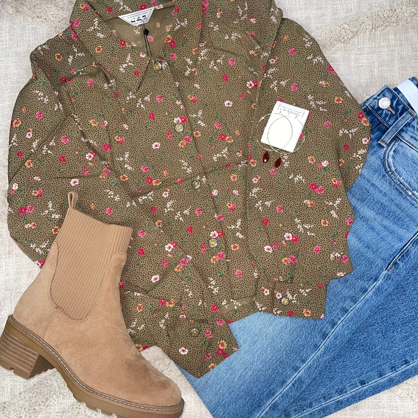 Sun's Out Upcycled Long Sleeve Top