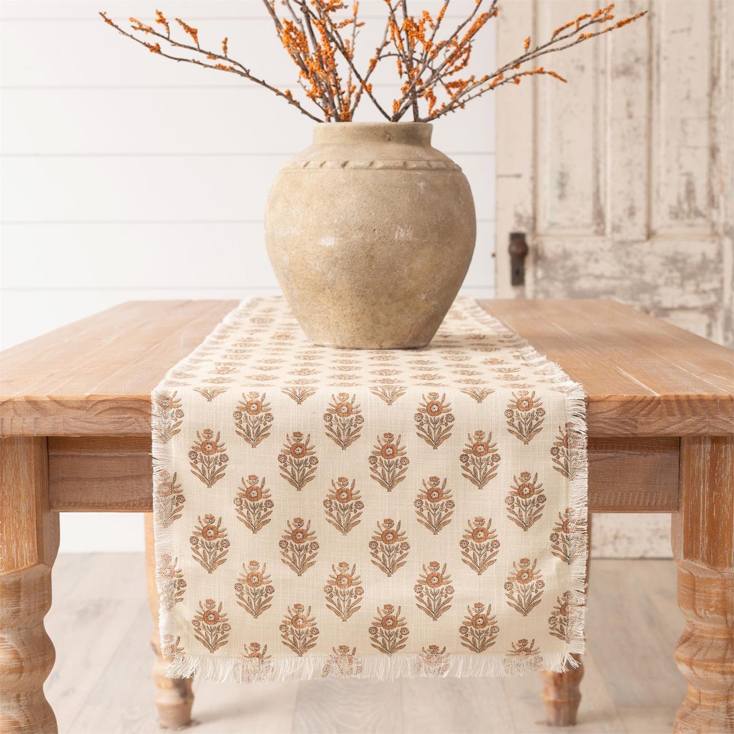 Block Print Table Runner