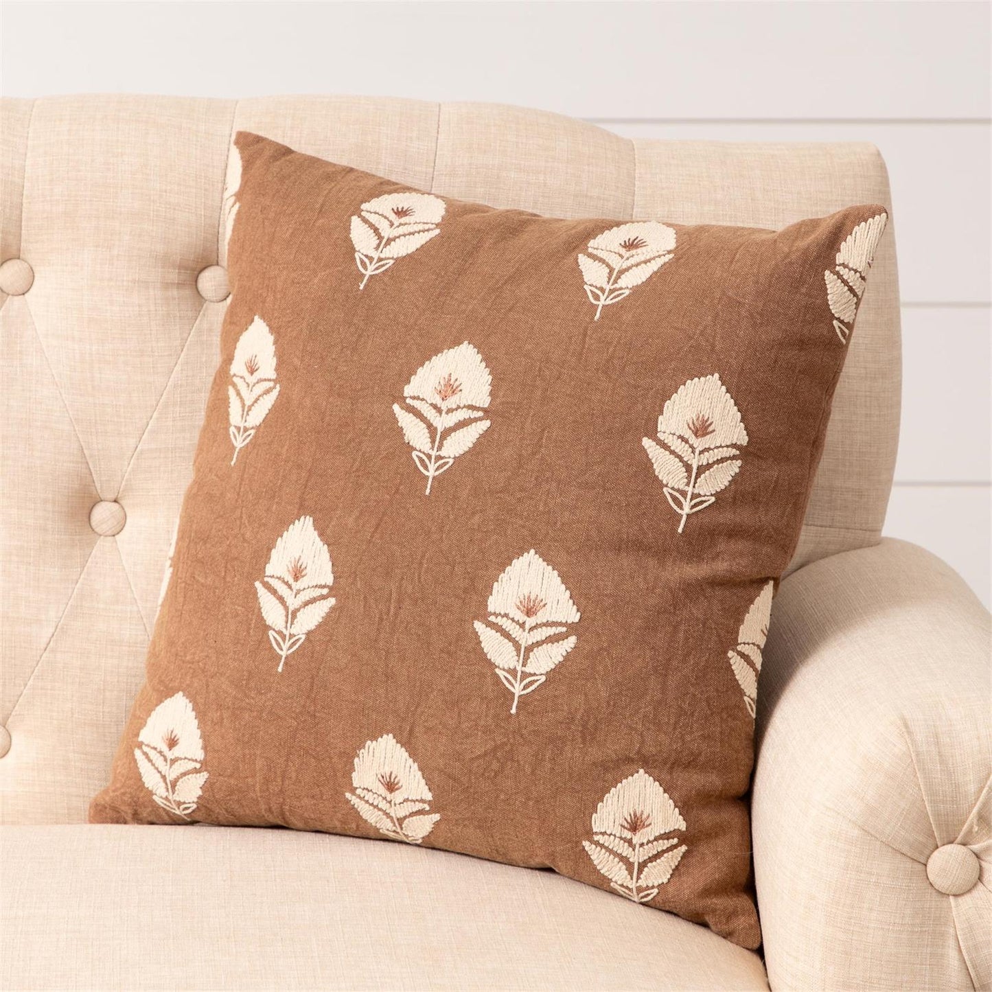 Great Harvest Embroidered Pillow