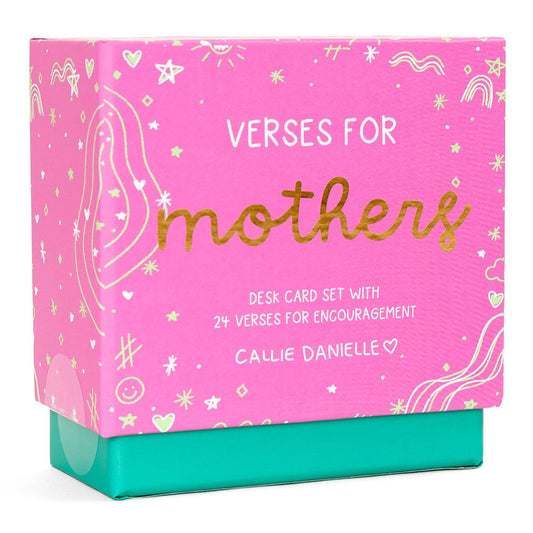 Verses for Mothers – Bible Verse Card Set with Display Stand