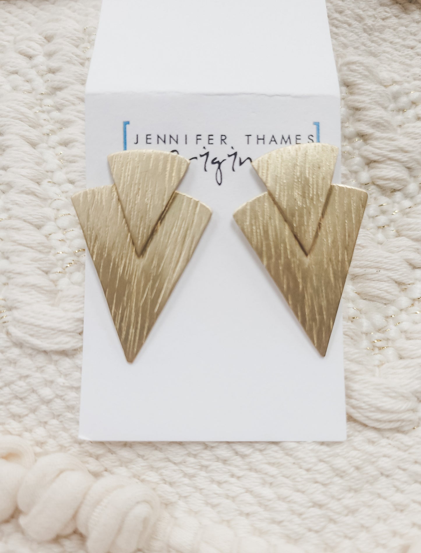 Pathway Arrows Earring (Jennifer Thames Originals)