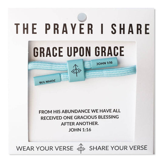 GRACE UPON GRACE Bracelet, Christian Cord Bracelet