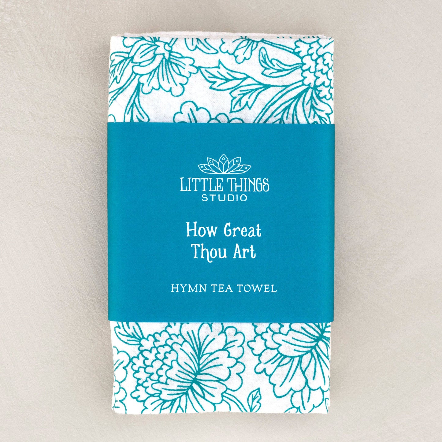 How Great Thou Art Hymn Tea Towel