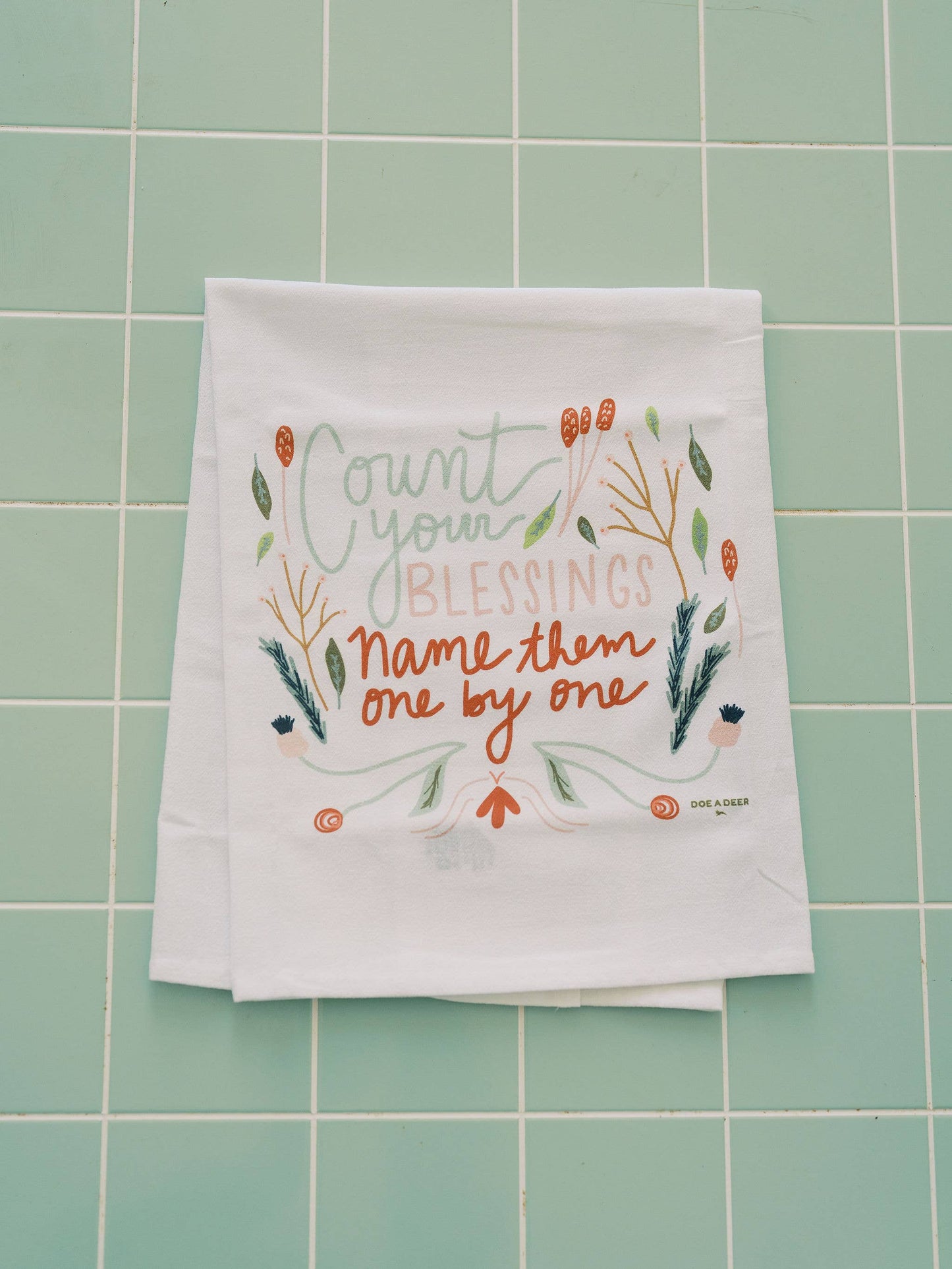 Count Your Blessings Flour Sack Towel