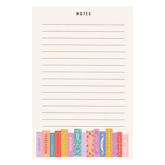 Jane Austen Books Notepad