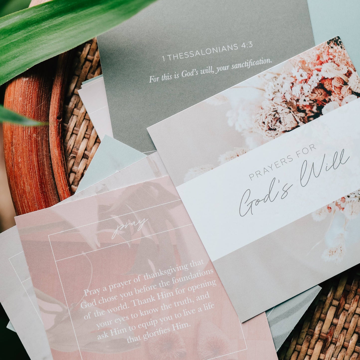 Prayers for God's Will Verse Card Set