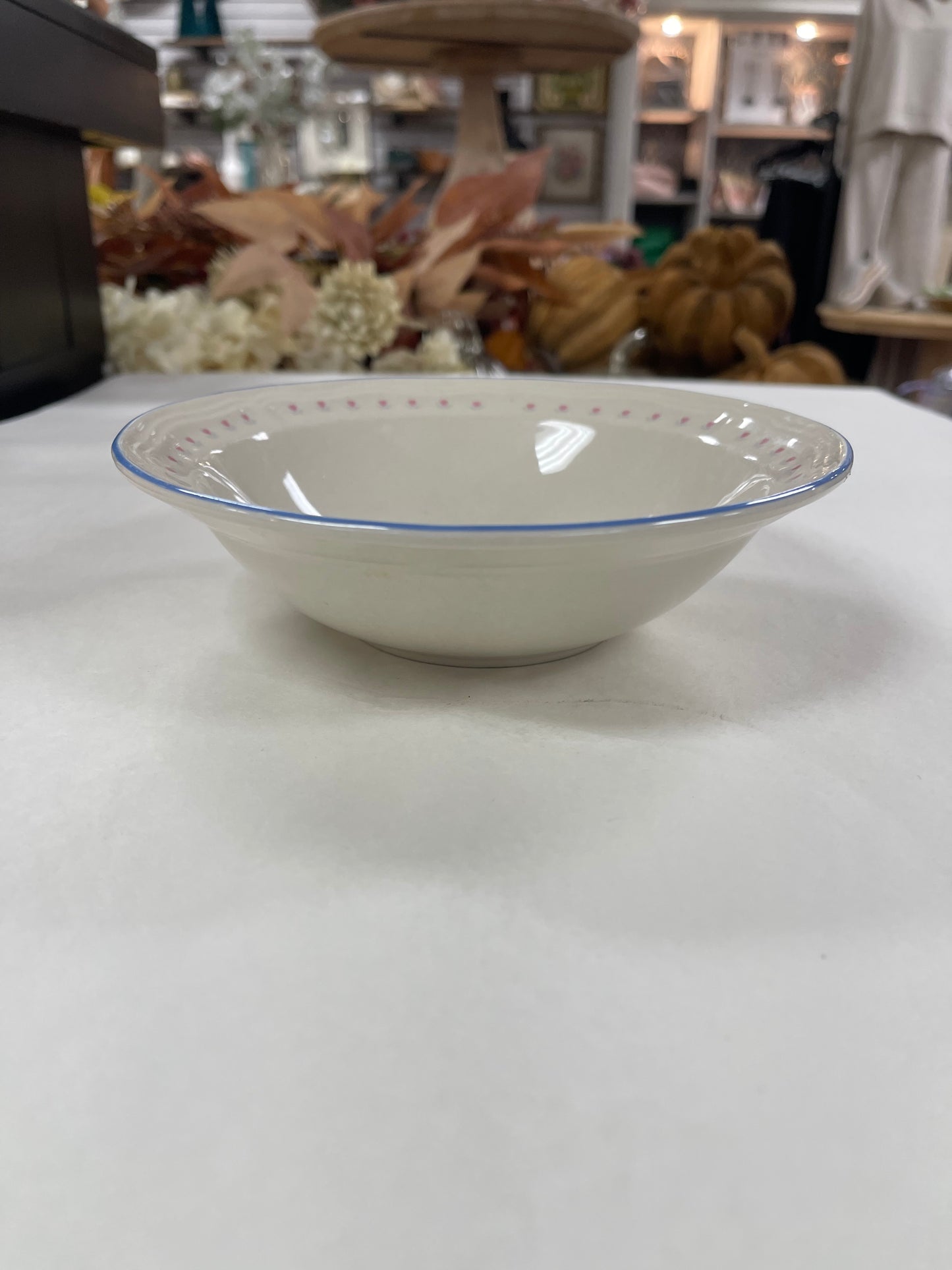 Vintage Aunt Rhody Pattern by Brickoven Rimmed Cereal Bowls