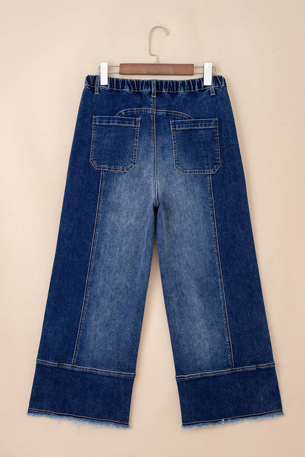 Dancing on the Waves Drawstring Denim Pants (Multiple Washes