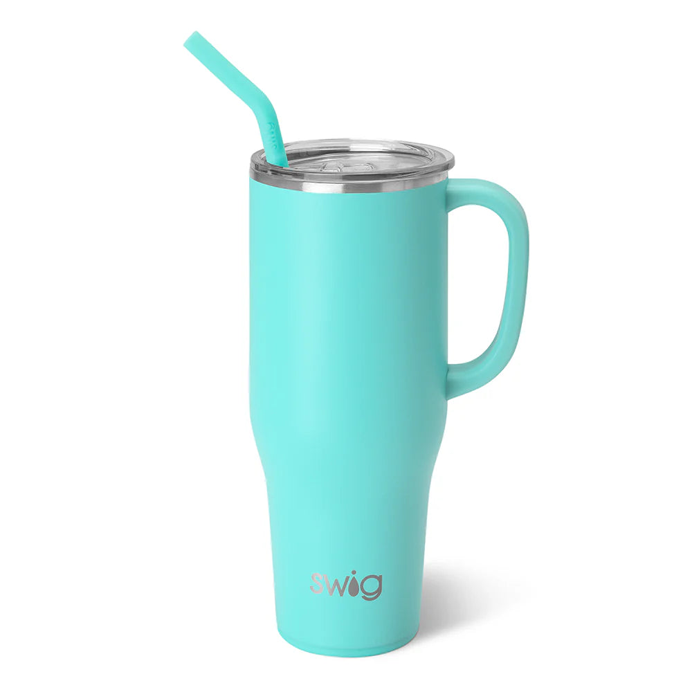 Swig 40oz Tumbler Aqua