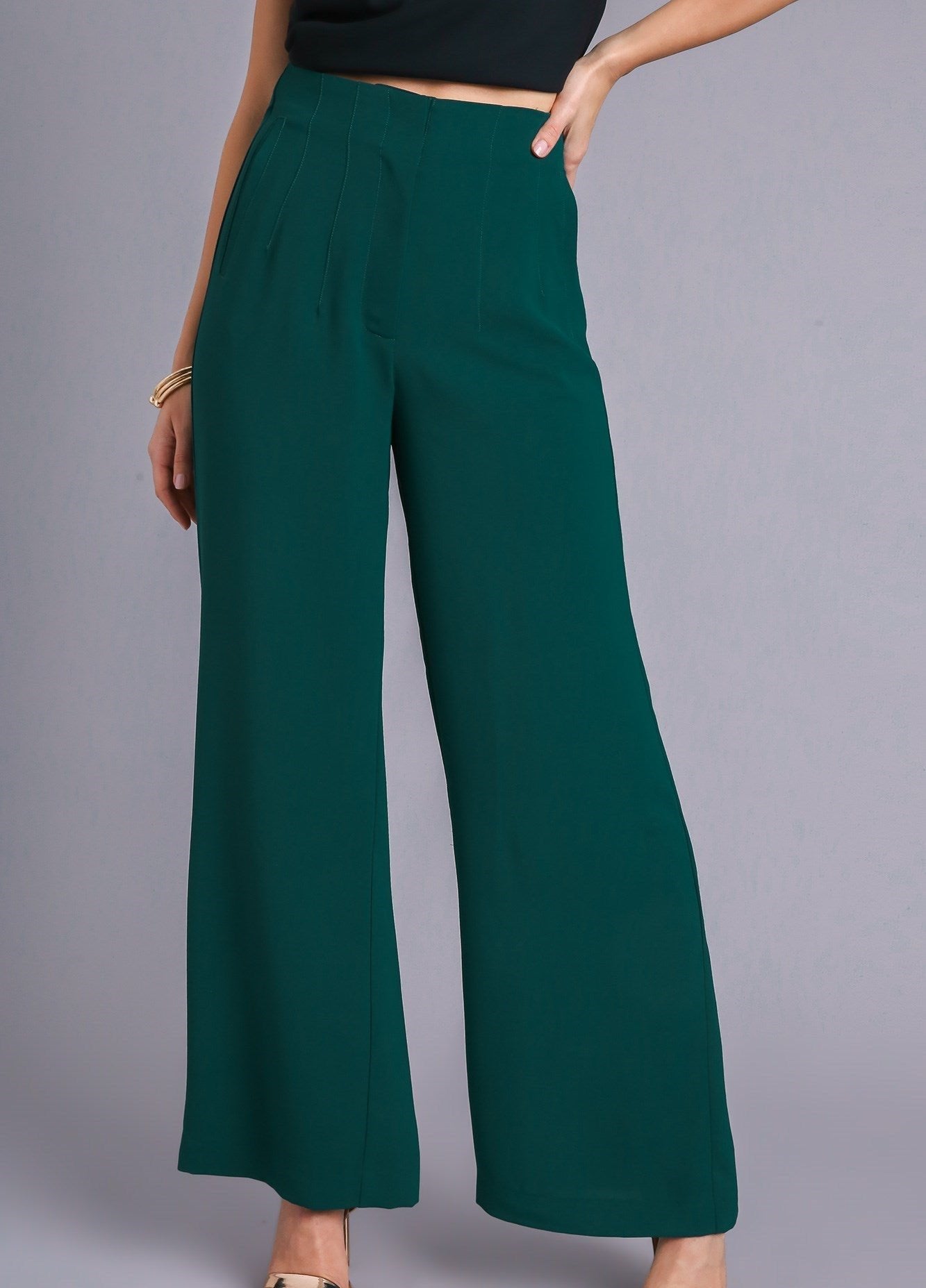 The Marilyn Pant | High Waist Wide Leg Pants, 2 Colors (Small to Large)