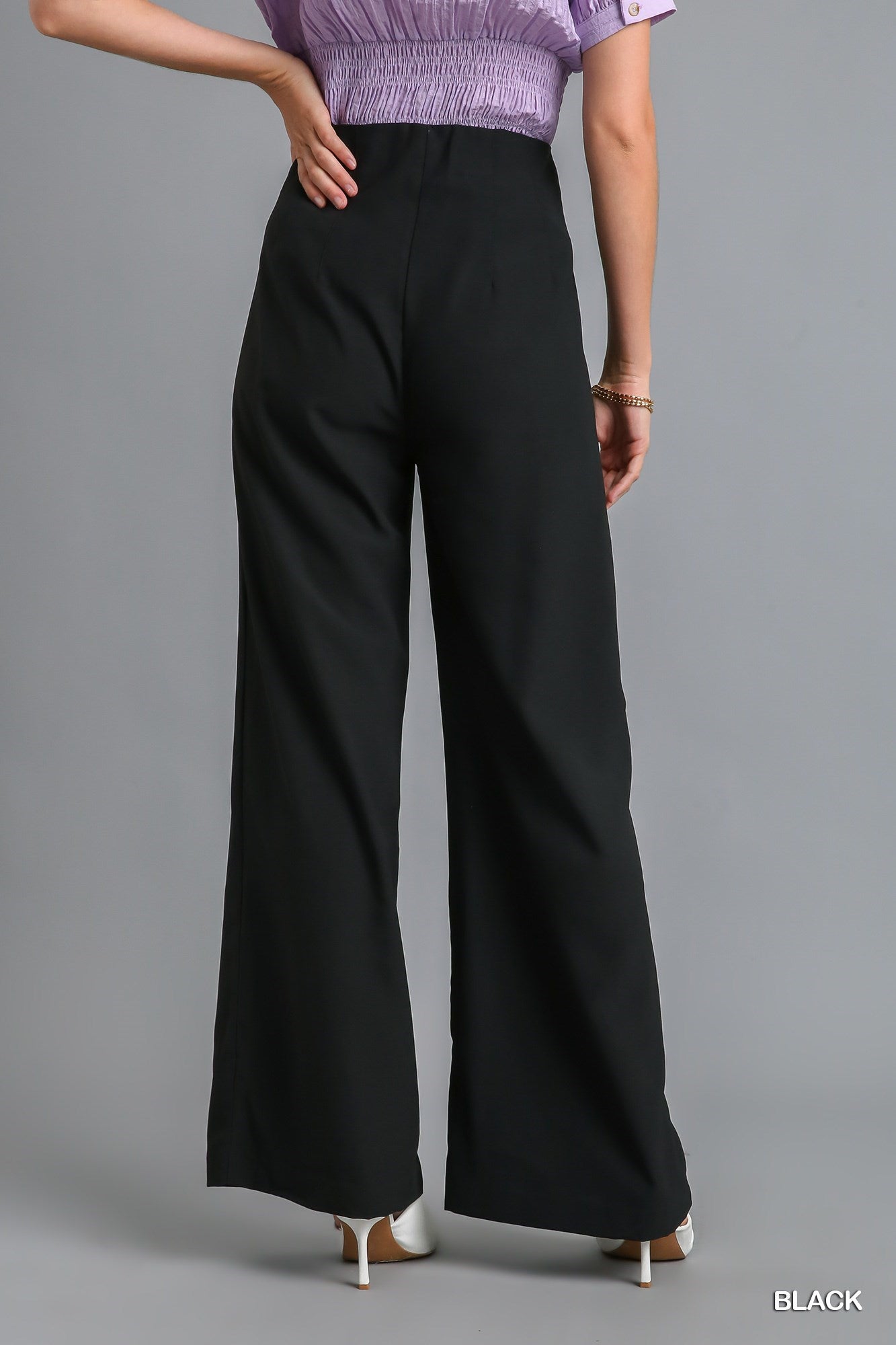 The Marilyn Pant | High Waist Wide Leg Pants, 2 Colors (Small to Large)