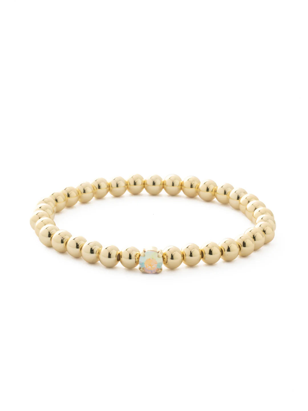 Sorrelli Mini Single Crystal Stretch Bracelet (Crystal Aurora Borealis)