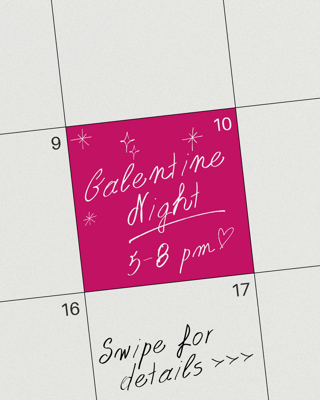 Beloved. A Night for Galentines: FEB. 10TH 5 - 8 PM