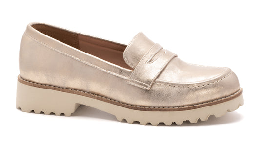 Corky Footwear Boost Loafer (Gold Metallic)