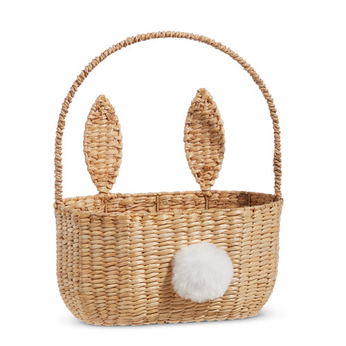 14.5" Natural Bunny Basket