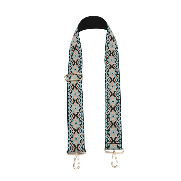 Tribal Turquoise Guitar Strap