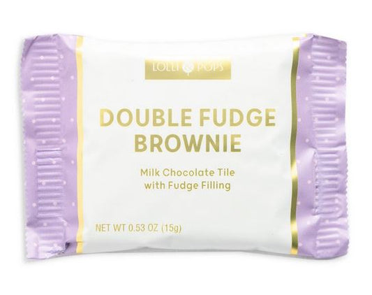 Lolli and Pops Double Fudge Brownie Chocolate Tile