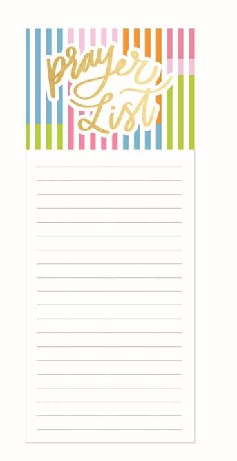 Prayer List Magnetic Notepad