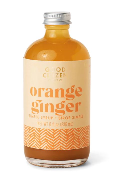 Good Citizen Orange Ginger Simple Syrup 8oz
