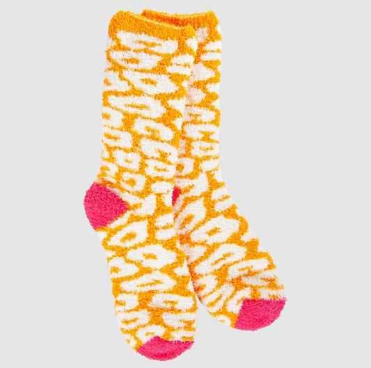 Multi Leopard Print Crew World's Softest Sock