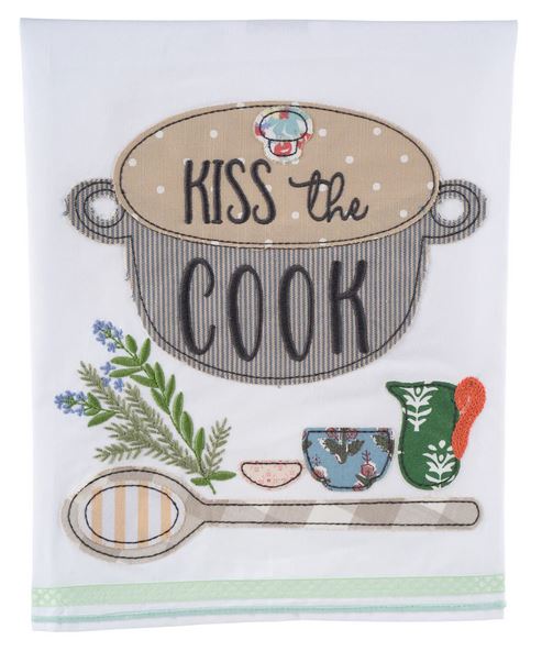 Kiss the Cook Glory Haus Tea Towel
