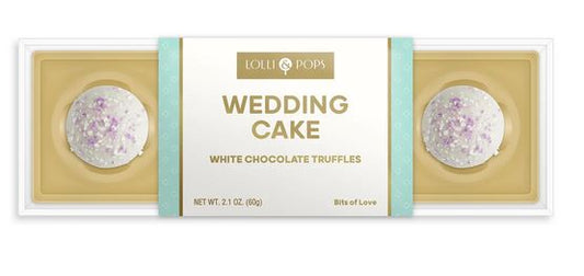 Lolli and Pops 4 Piece Wedding Cake White Chocolate Truffle