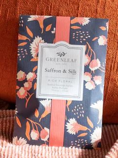 Saffron & Silk Greenleaf Sachet