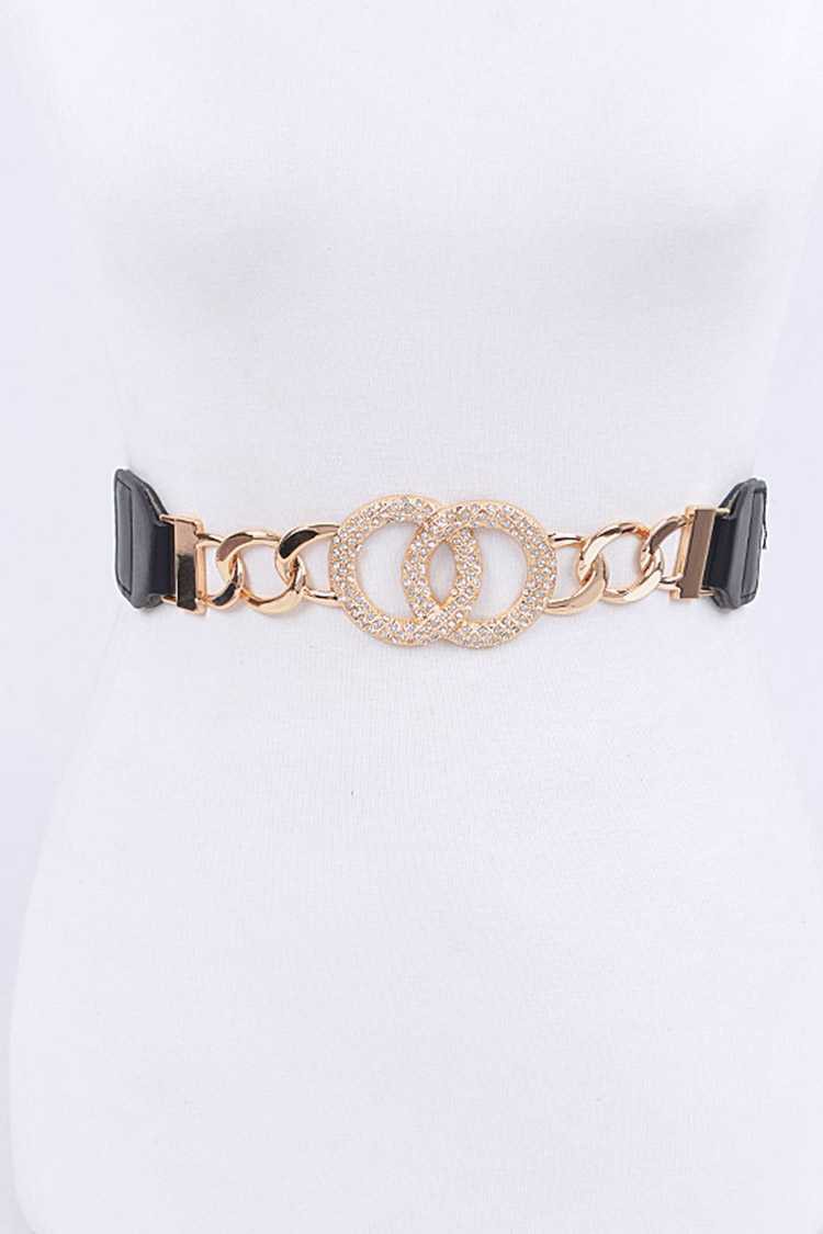 Crystal Double Circle Elastic Belt (Body+)