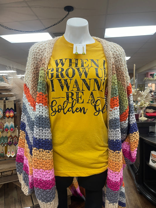 Golden Girl Graphic Tee (Small to 3X)