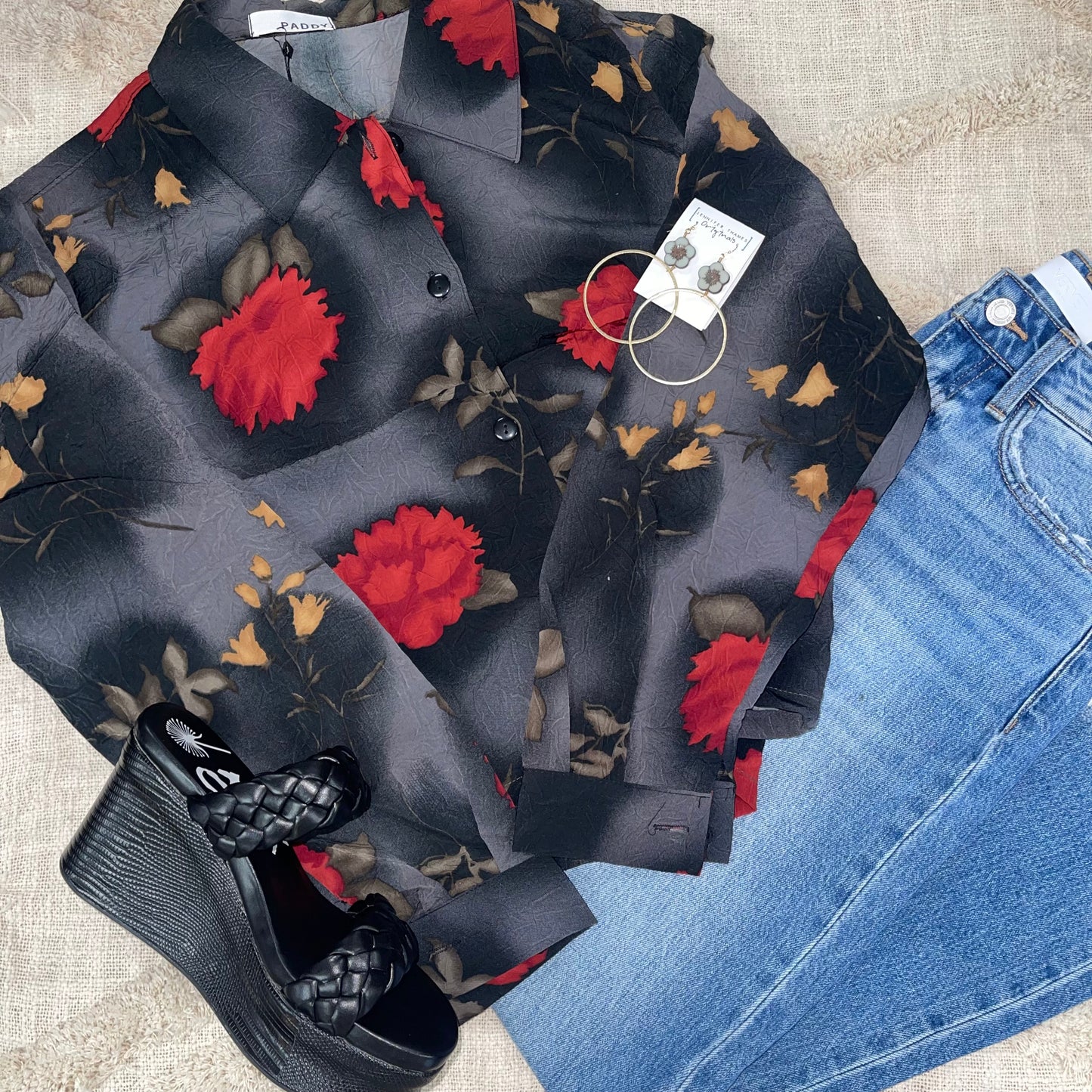 Sun's Out Upcycled Long Sleeve Top