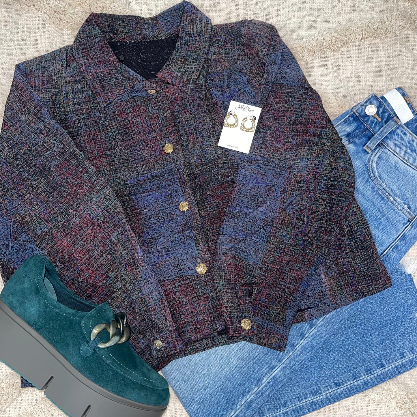 Sun's Out Upcycled Long Sleeve Top