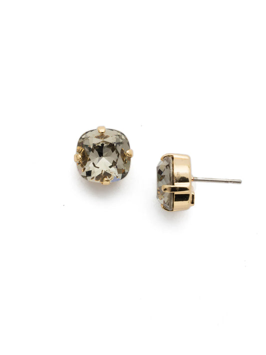 Sorrelli Halcyon Stud Earrings (Black Diamond)