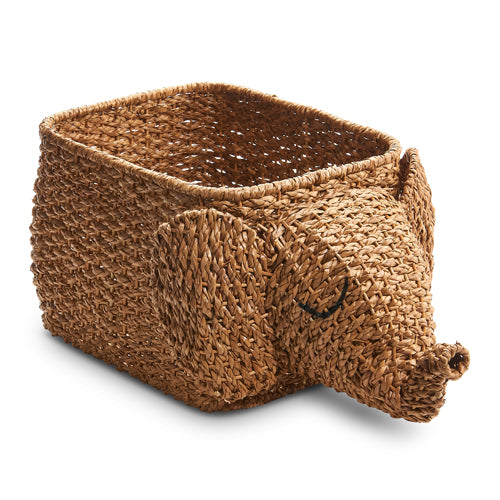 23.5" Woven Elephant Basket