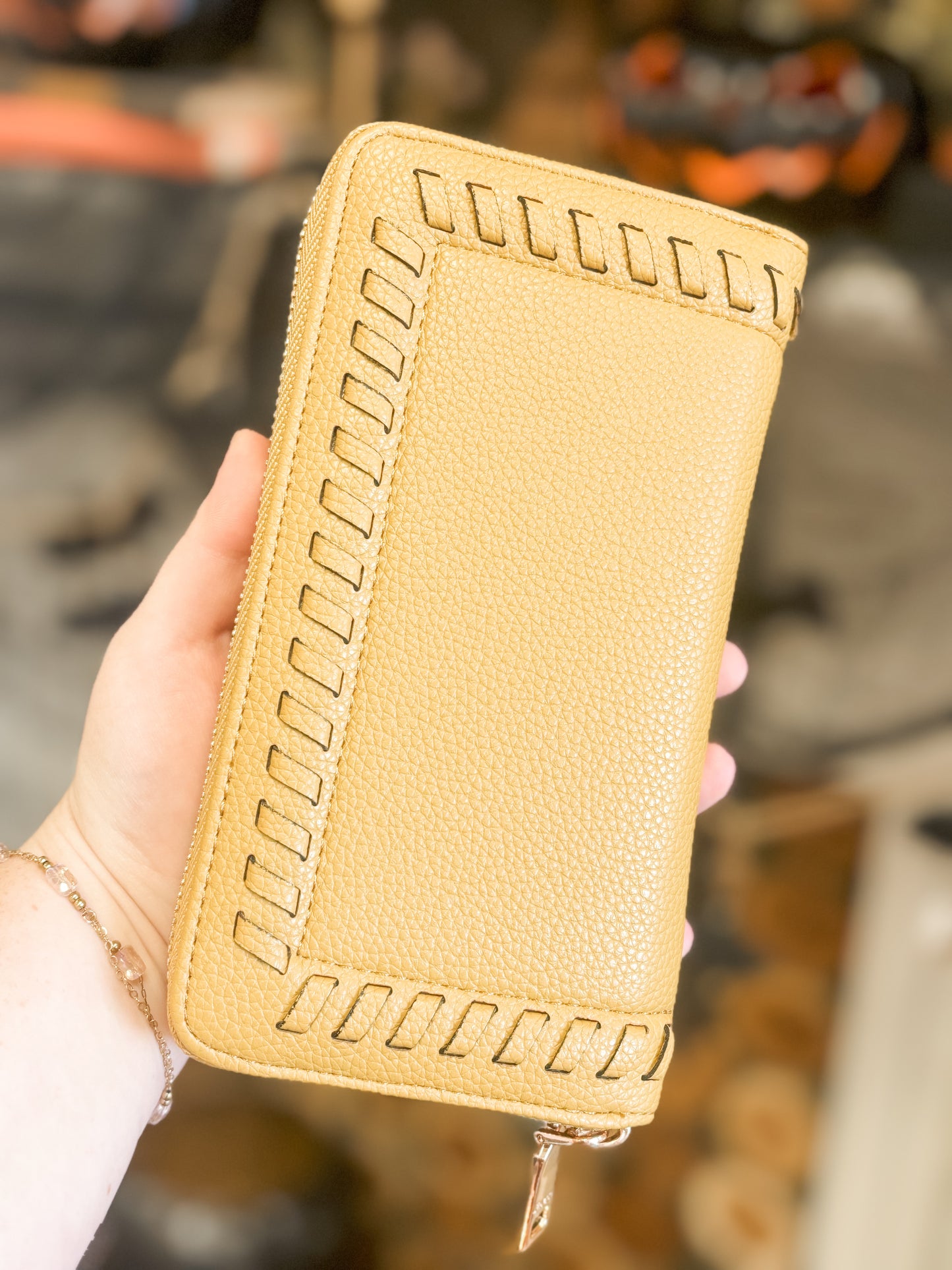 Nora Whipstitch Wallet, Multiple Color Options