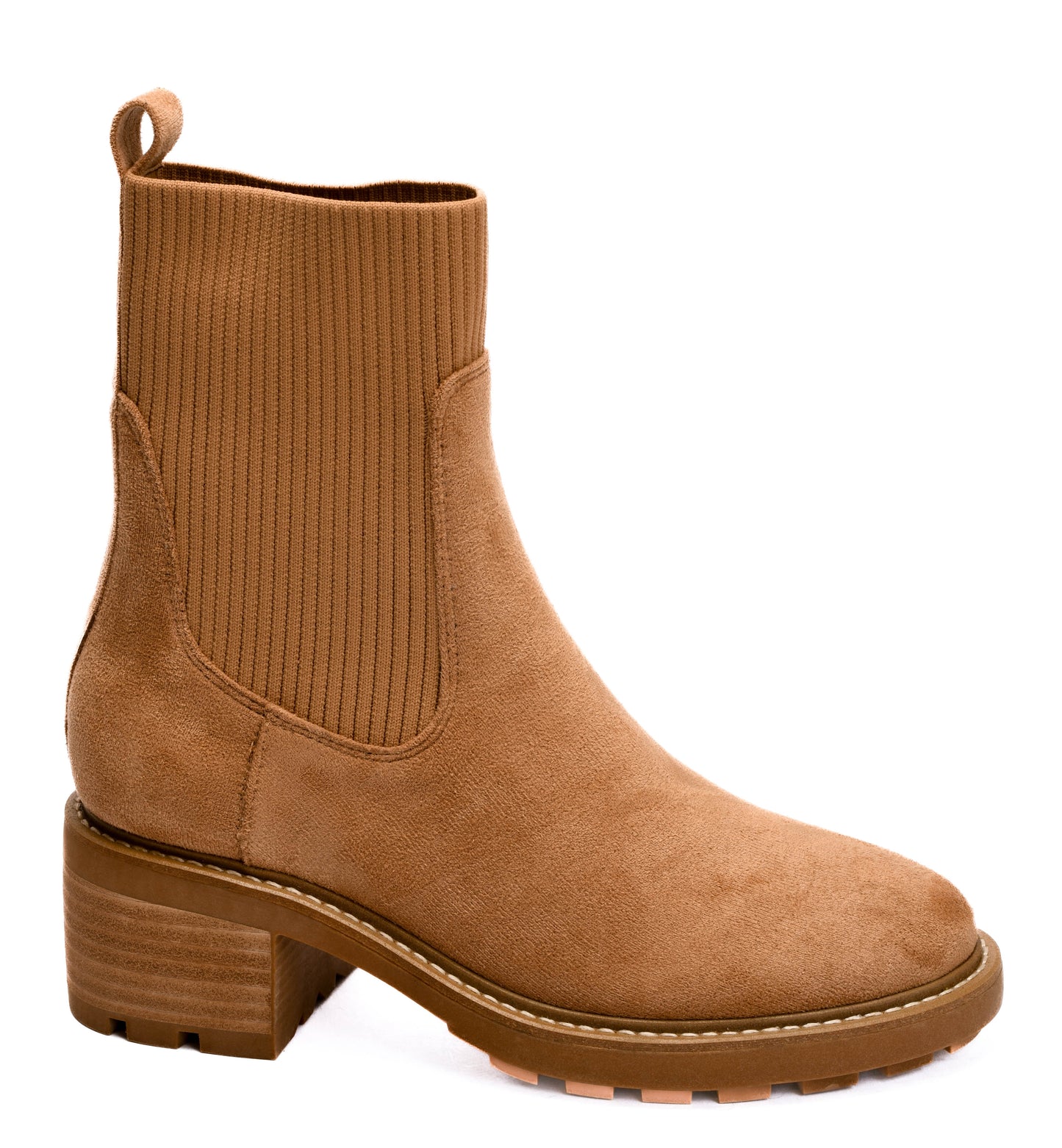 Corky Footwear Goodness Gracious Suede Boot (Camel)