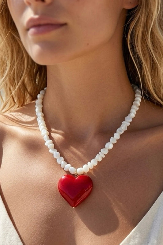 Shell Pendant Shell Pearl Necklace