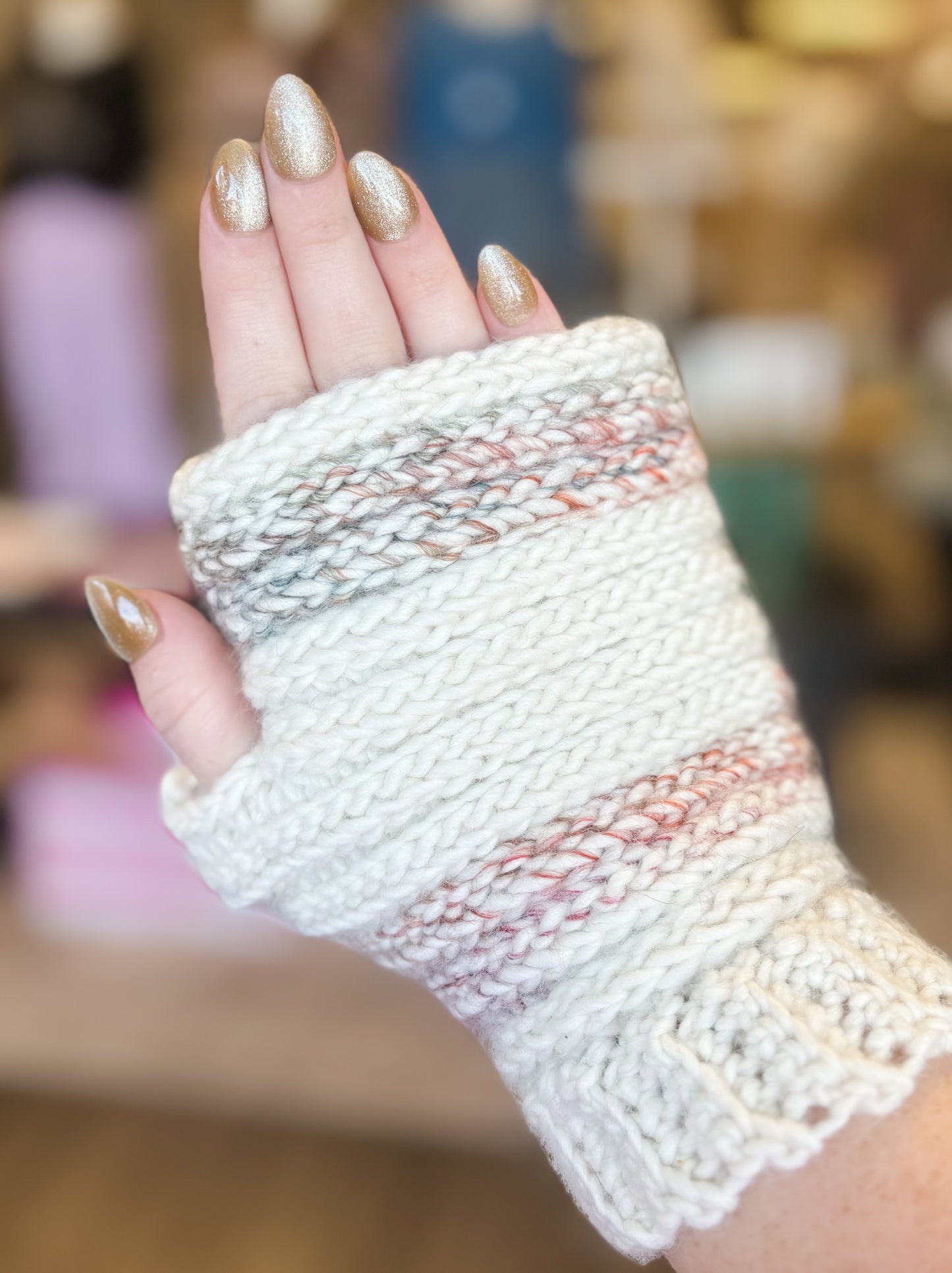 Hand Crocheted Fingerless Gloves