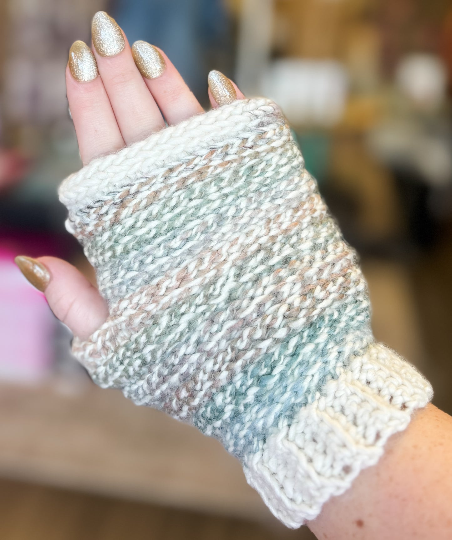 Hand Crocheted Fingerless Gloves