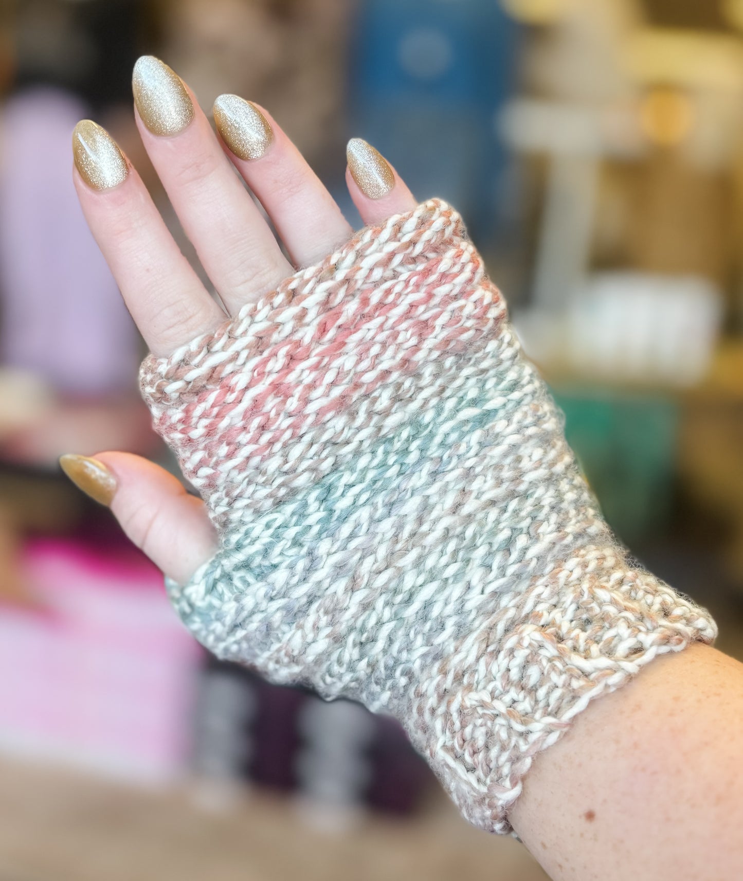 Hand Crocheted Fingerless Gloves