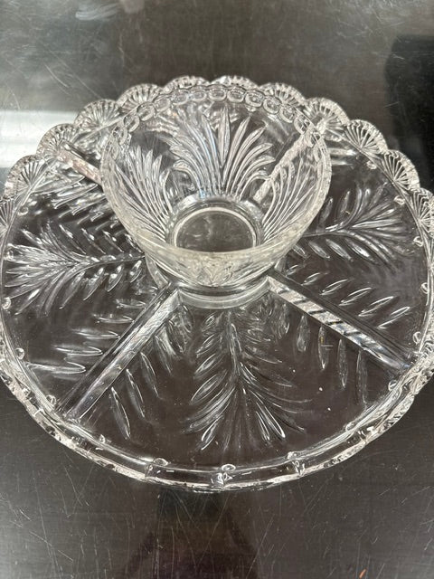 Vintage Dip and Serving Platter