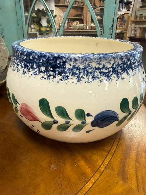 Gail Pittman Whiteware Round Bowl