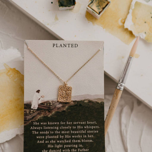 Planted Necklace w/ Gifting Card