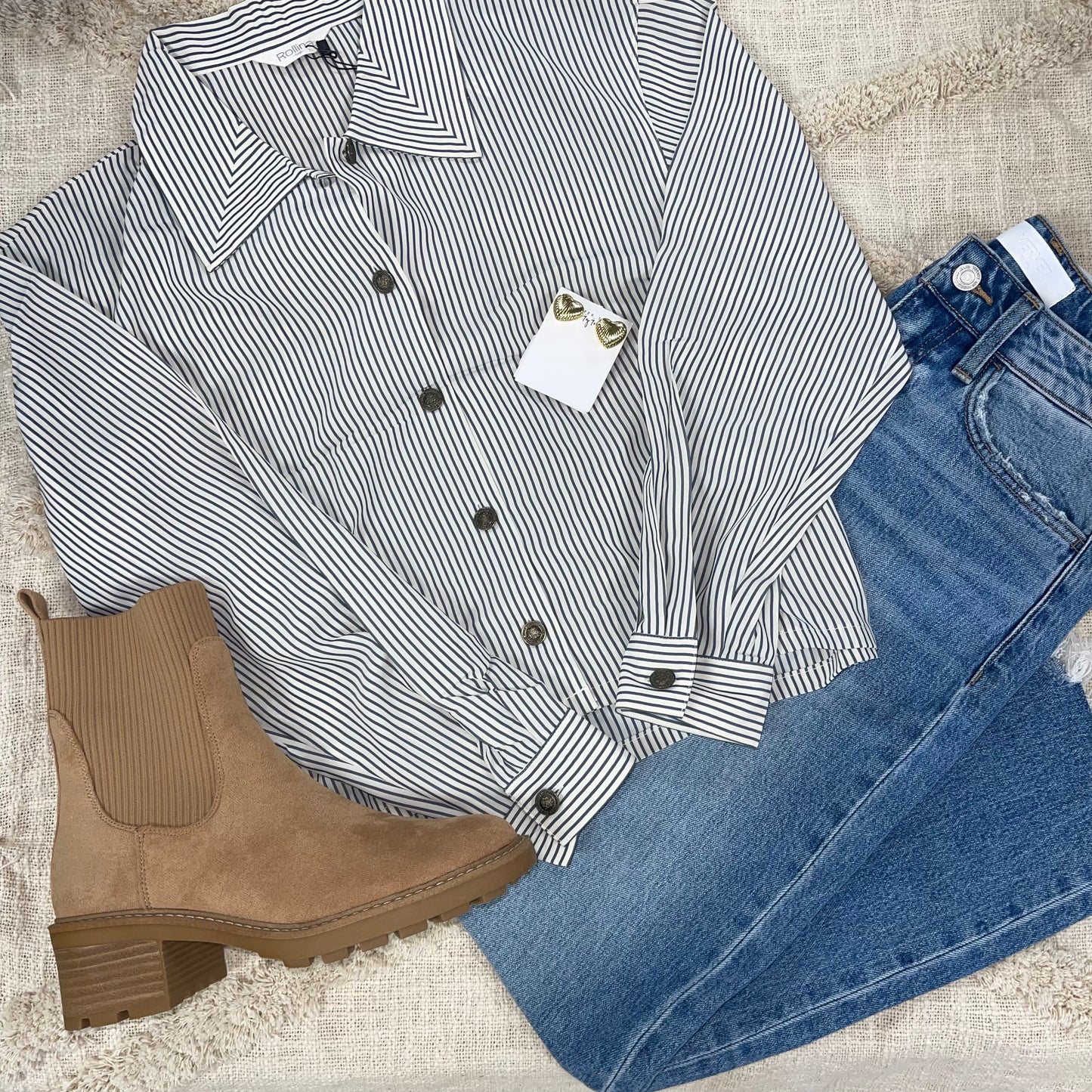 Sun's Out Upcycled Long Sleeve Top