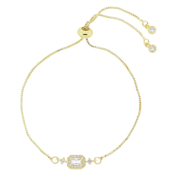 18k Golden Mini Crystal Bracelet  (Multiple Birthstones Available)