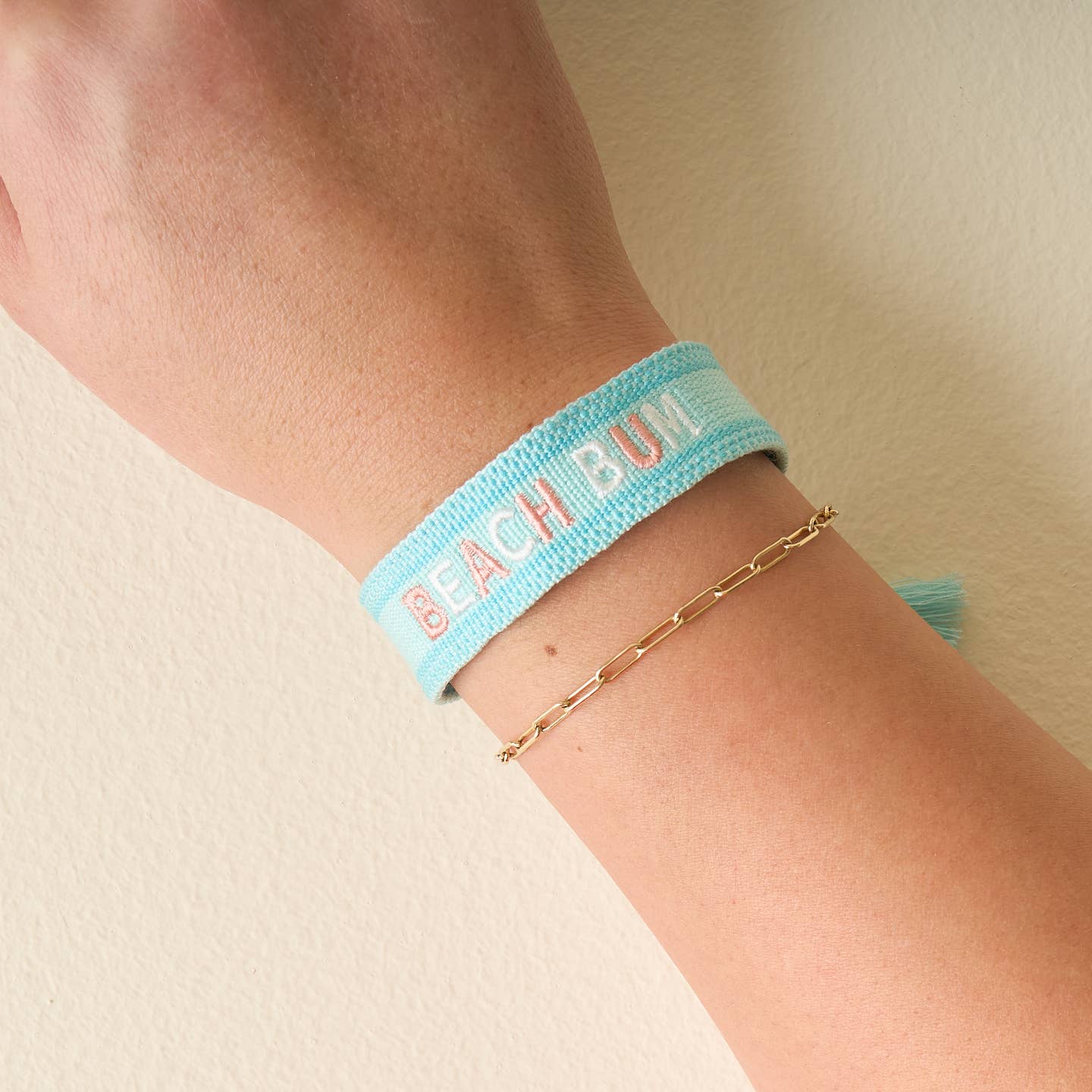 The Darling Effect Embroidered Bracelets (Beach Bum)